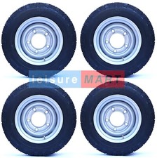 Four 185x13 (185/70 R13C 106/104N) Trailer Wheel & Tyre 5 Stud 6.5 " PCD
