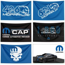 Mopar Banner Flag Dodge Racing 3x5 Garage Dealership Ram Chrysler Jeep Drag