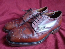 SANDERS MENS LEATHER BROGUE