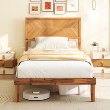 Single Size Wooden Bed Frame