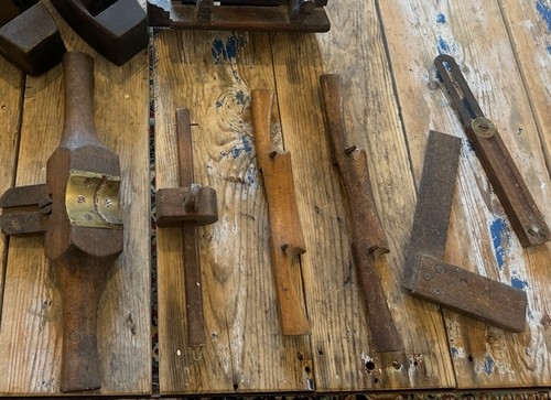 Antique woodworking tools