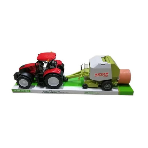 Tractor bale wrapper - tractor,