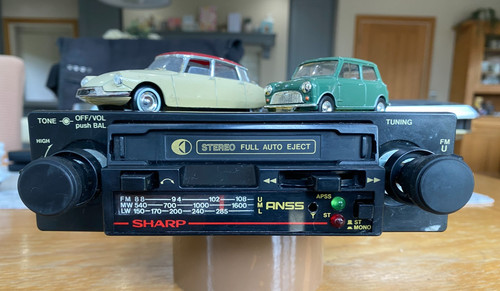1980s sharp 9150 car stereo - sharp,