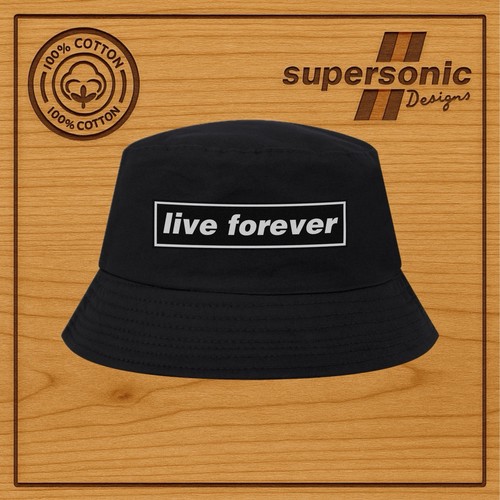 Oasis live forever - bucket, hat