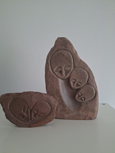 Brutalist soap stone - soap, tribal