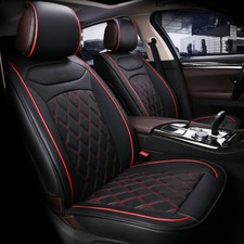 Deluxe Black PU Leather Front