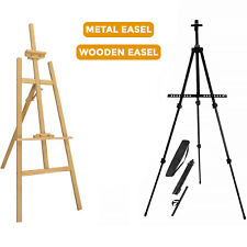 Wooden / Metal Studio Easel Display Art Craft Artist Cafe Wedding Painting Stand