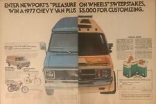 1977 Chevy G20 Van PRINT AD