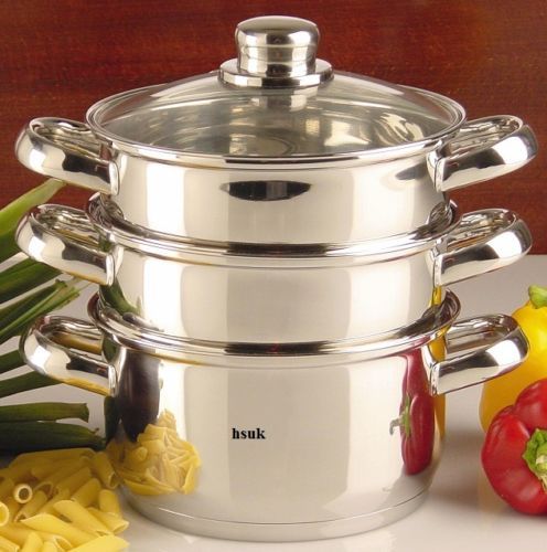 Three tier stainless steel - three,