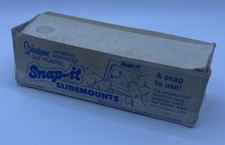 Spiratone 2x2” Snap-it Slidemounts Universal Wearproof Projector Slide Mounts