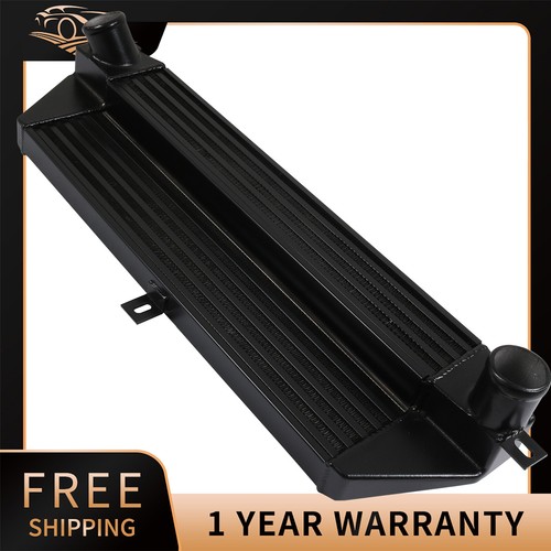 Black aluminum front mount - black,