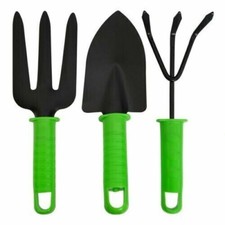 3Pc Set Small Gardening Hand Tool Set Cultivator Fork Trowel Shovel Kit Garden