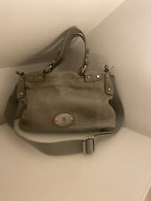 Fossil Maddox Satchel Bubble Grey Leather