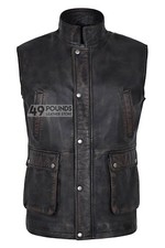 Men sleeveless jacket real - men's,
