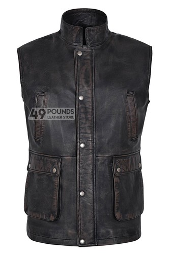 Men sleeveless jacket - sleeveless,