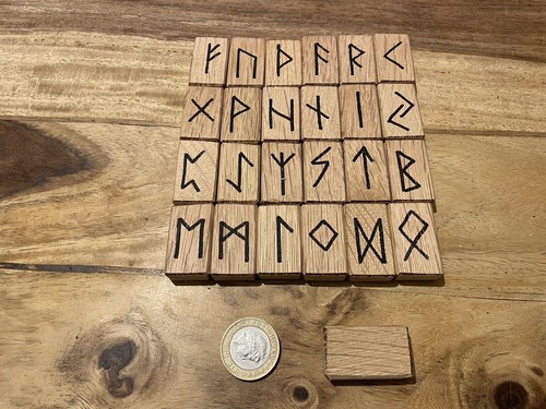 Wooden viking rune - viking,