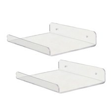 Clear Acrylic Floating Shelves