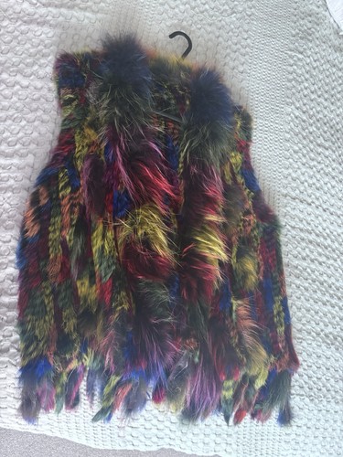 Gilet women real fur - real,