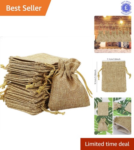 Pcs hessian bags small - 20,