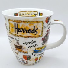 Harrods His Lordship Mug Fine Bone China Hand Drawn Design 450ml Christmas Gift