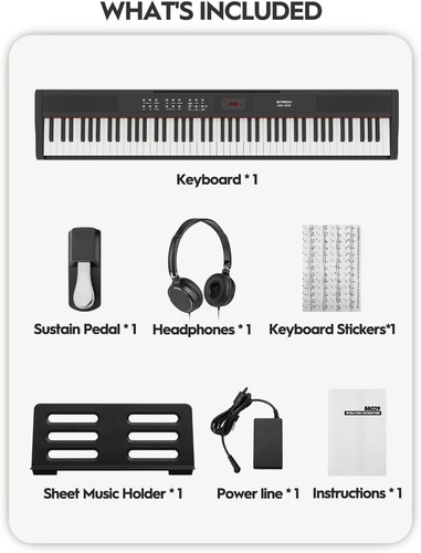 Strich key digital piano - strich, 88