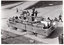 1962 French Military Hovercraft the Bertin BC4 Terraplane Original News Photo