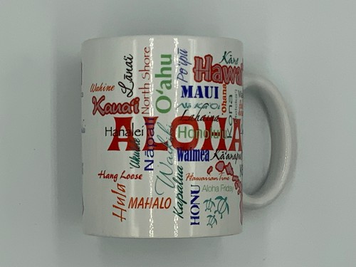 Hawaiian coffee cup - hawaiian,