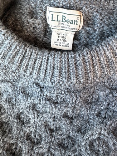 Bean mens irish gray - m, wool