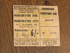 TICKET 1970/71 Manchester
