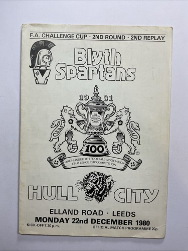 Blyth spartans hull city - v,