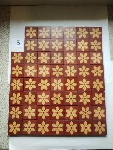 Red buff victorian - victorian, geometric