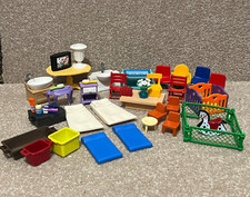 Playmobil - Furniture Bundle - Chairs, Sinks, Tables - Pre-School Toys