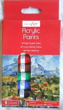 ACRYLIC PAINTS - 8 TUBES