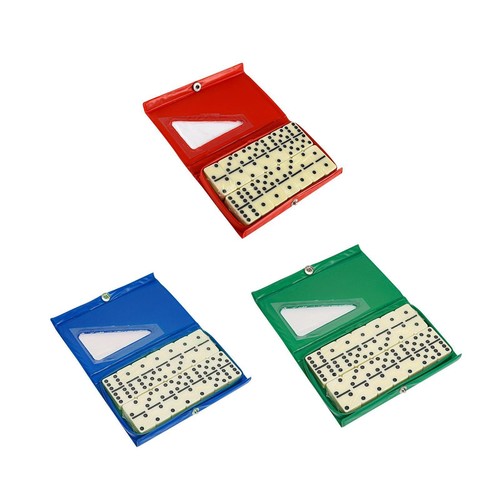 Double six dominoes set party - set,