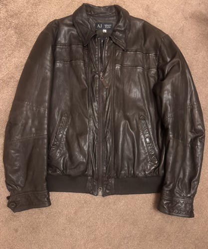 Armani jeans genuine brown - armani,