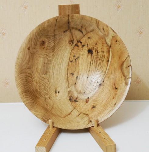 Hand turned oak - hand,
