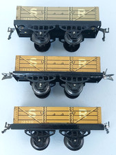 O Gauge HORNBY  M Series  S.R. Open Wagons 12530 - Southern Railway   1930's