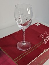 Cristal d’Arques France Fleury Épi 6 Wine Glasses  Vintage