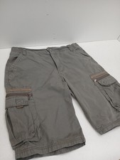 Mens 100% Cotton Cargo Shorts