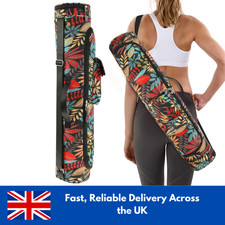 Indian Handmade Mandala Yoga Mat Carrier Bag With Shoulder Strap Large Gym·