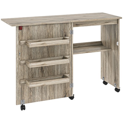 Homcom folding sewing table - homcom,