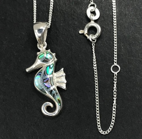 Abalone paua shell seahorse