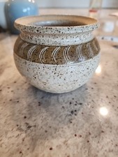 Brown Tan Vessel Handmade With