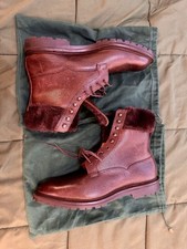 Crockett & Jones Glencoe Men Boots 10.5 E Brown Made In England New