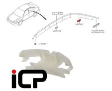 6x Rear Window Screen White