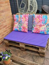 Garden Patio Wooden Pallet Furniture Set NEW washable Pillows Cushions Pads