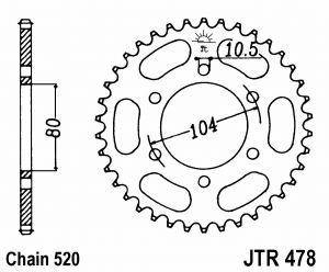 Crown chain kit kawasaki - crown, zxr