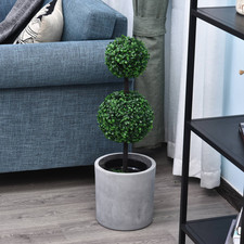 2 Set Artificial Topiary Trees