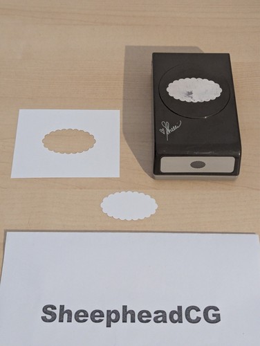 Stampin scallop oval - scallop,