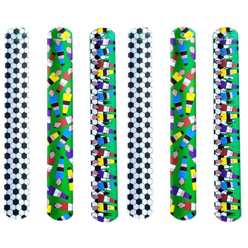 Football snap bracelets - football,